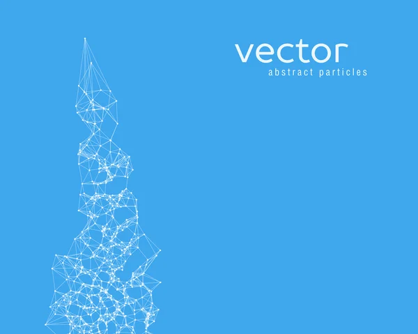 Vector abstracte deeltjes — Stockvector
