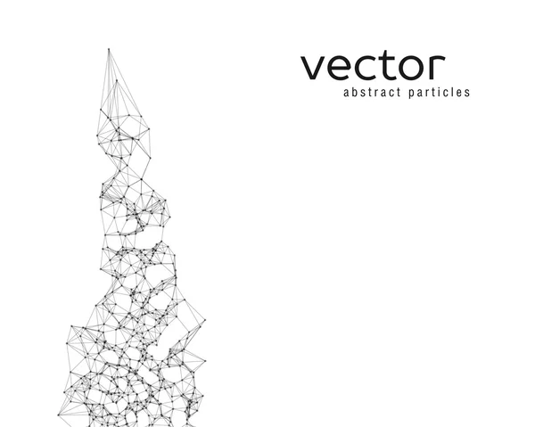 Vector abstract particles — Stock Vector