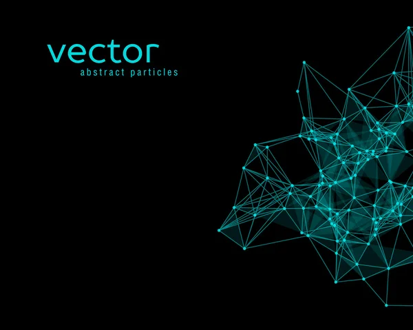 Vektorové abstraktní částice — Stockový vektor