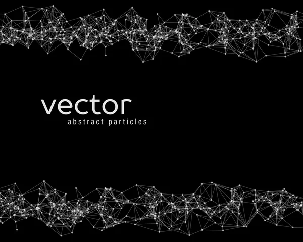 Vector abstract particles — Stock Vector