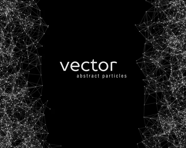 Vector abstract particles — Stock Vector