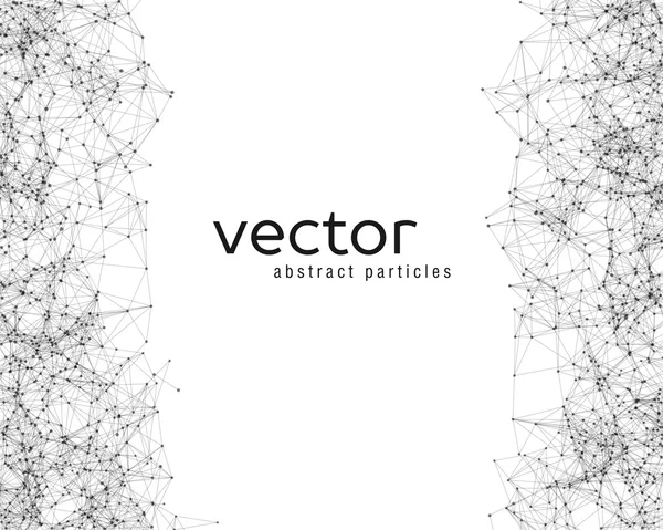 Vector abstract particles — Stock Vector