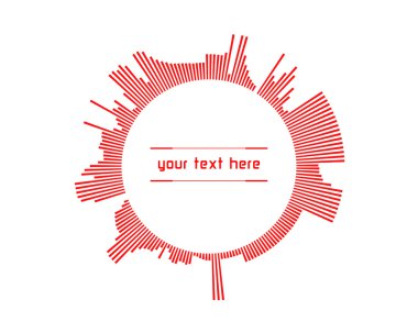 Soyut fütüristik infographics