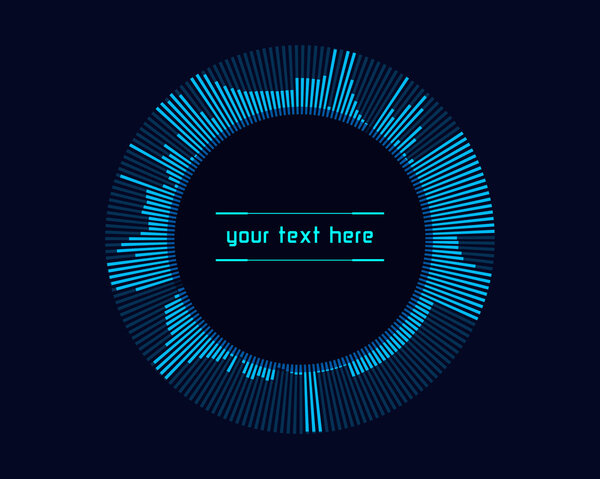 Абстрактная футуристическая инфографика
