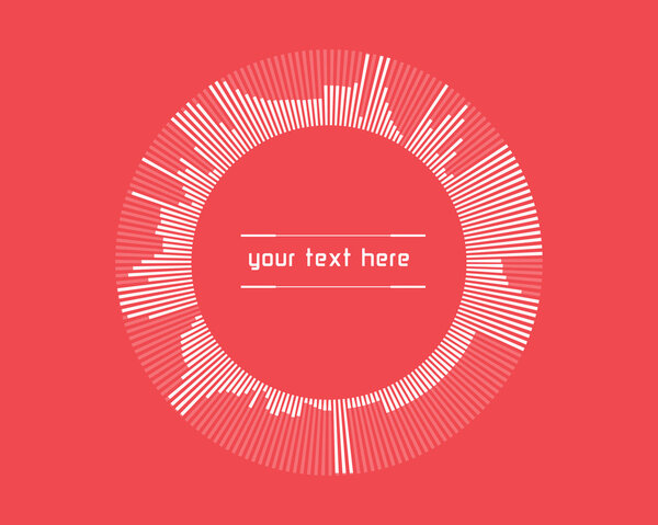 Абстрактная футуристическая инфографика
