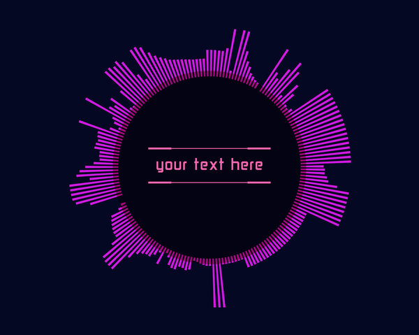 Абстрактная футуристическая инфографика
