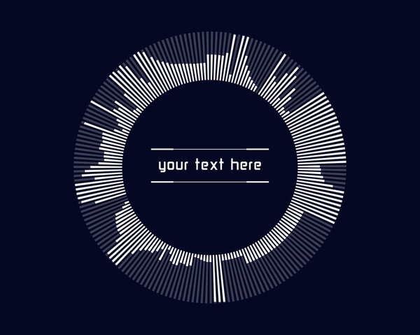 Абстрактная футуристическая инфографика
