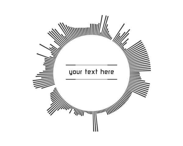 Абстрактная футуристическая инфографика
