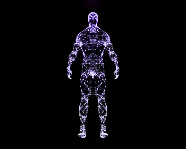 Digital illustration of human body — Stock Photo, Image