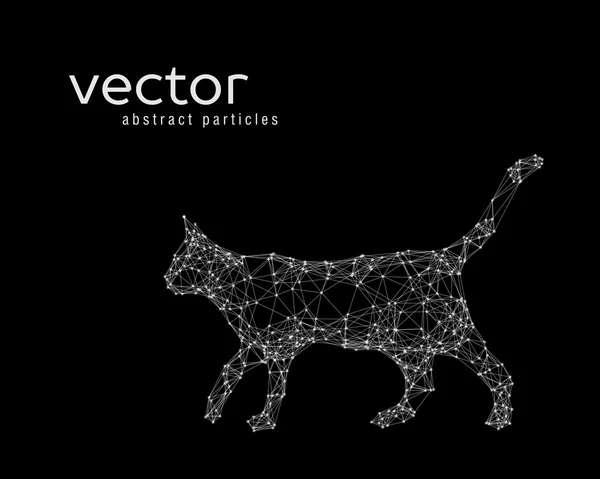 Анотація Векторна ілюстрація кота — стоковий вектор