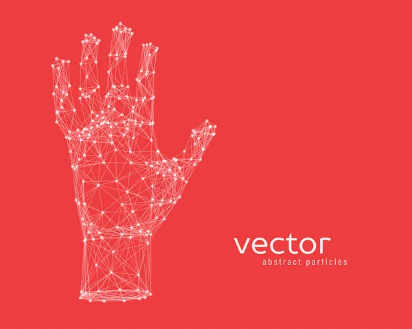 Векторная иллюстрация человеческой руки — стоковый вектор