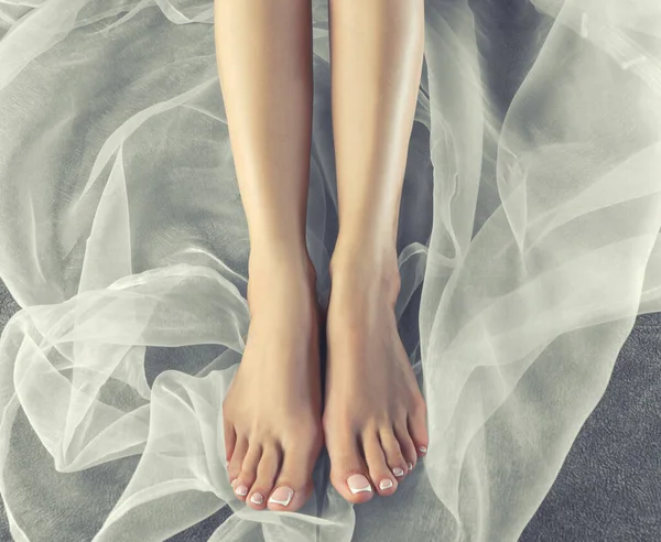 깨끗하고 피부를 암컷의 Spa Foot Body Care Health — 스톡 사진