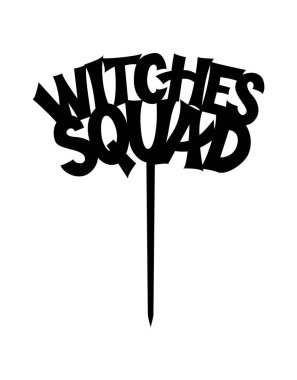 Cadılar Bayramı Pastası Toplayıcı Cadıları ekibi Lazer kesme makinesiyle kesmeye hazır.