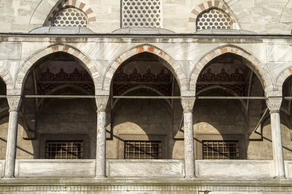 在伊斯坦布尔的蓝色清真寺的片段 — 图库照片