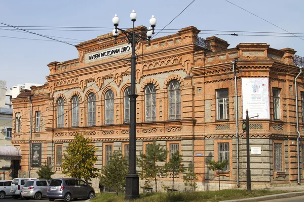 Военный музей ДВО в Хабаровске . — стоковое фото