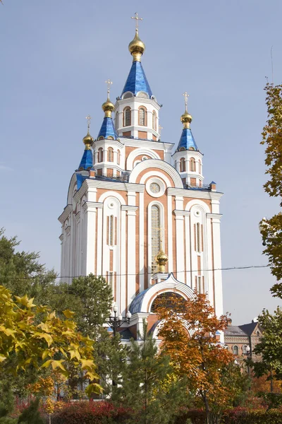 Cattedrale di Grado-Khabarovsk dell'Assunzione della Madre di Dio — Foto Stock