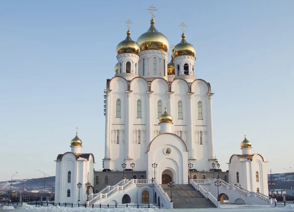 Cathédrale de la Sainte Trinité Magadan Diocèse de l'Église orthodoxe russe — Photo