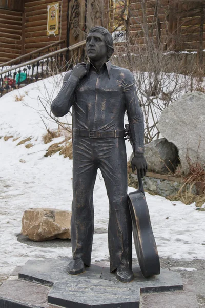 Denkmal für Wladimir Wyssozki in Magadan — Stockfoto