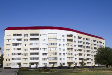 Grozni, Rusya Federasyonu - 6 Eylül: Grozni üzerinde 06 Eylül 2014 yılında Grozny savaştan sonra yeniden oluşturulan yeni evler.