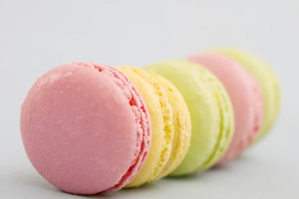 Multicolored French pastry - macaroon — Stock Photo, Image