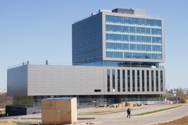 Nizhny Novgorod, Rusya Federasyonu - 7 Mayıs: yeni modern ofis binası t