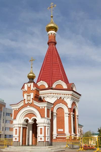 Часовня Святого Князя Александра Невского в Саранске — стоковое фото