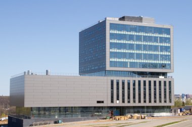 Nizhny Novgorod, Rusya Federasyonu - 7 Mayıs: yeni modern ofis binası t