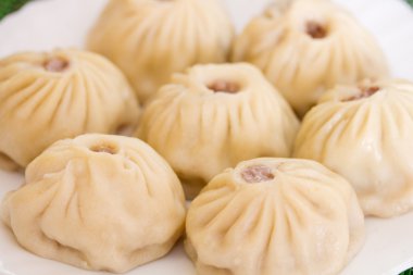 Buryat buuzy ve soya sosu