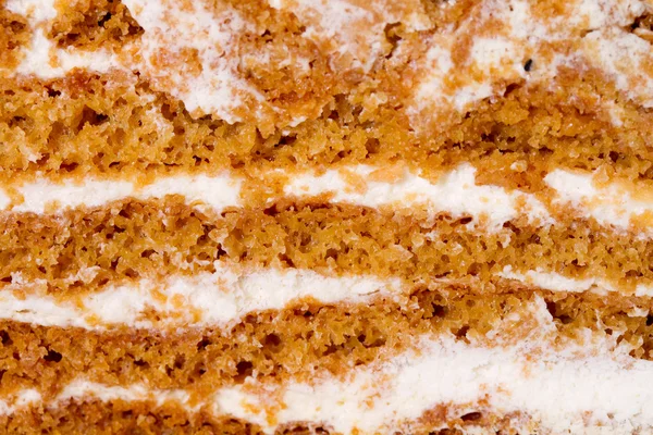 Puff honey cake — Stock Photo, Image