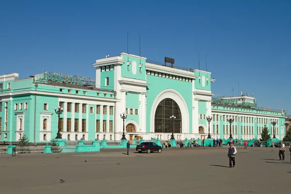 Novosibirsk, Rusya Federasyonu - 9 Ağustos: Tren istasyonu Novosibirsk-ana