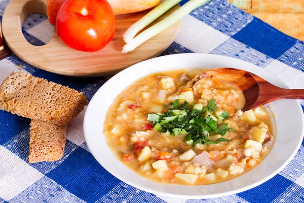 Comida nacional argentina de lentejas — Foto de Stock