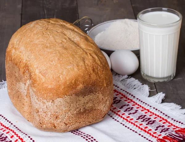 Pane bianco fatto in casa — Foto Stock