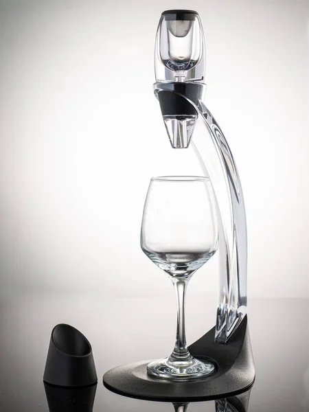 Aireador Vino Para Oxigenar Vino — Foto de Stock