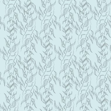 Yapraklı kumaş desenli raster deseni.