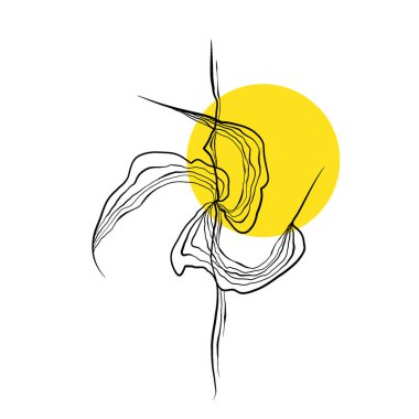 Bir ağaç dalının dijital çizimi Doğa Bitkisi Logosu Çizgi Kavramı geometrisi