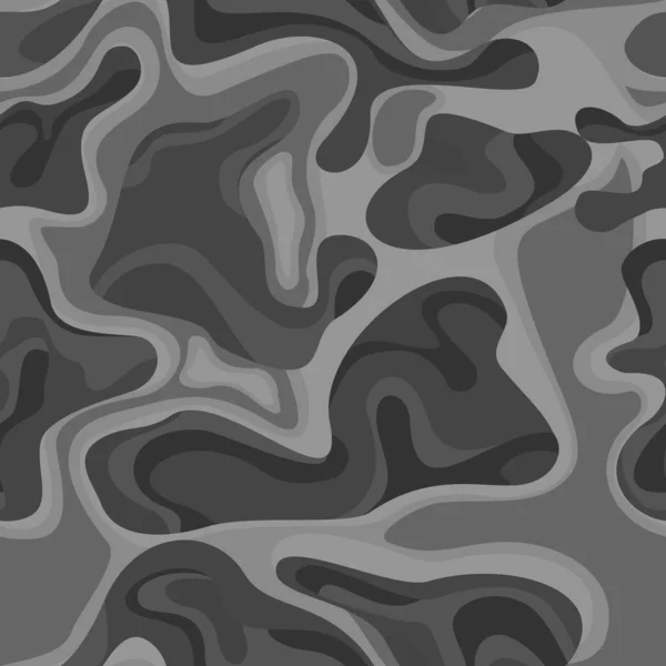 Camouflage Nahtlose Muster Von Flecken Abstraktes Camo Endlose Textur Aus — Stockvektor