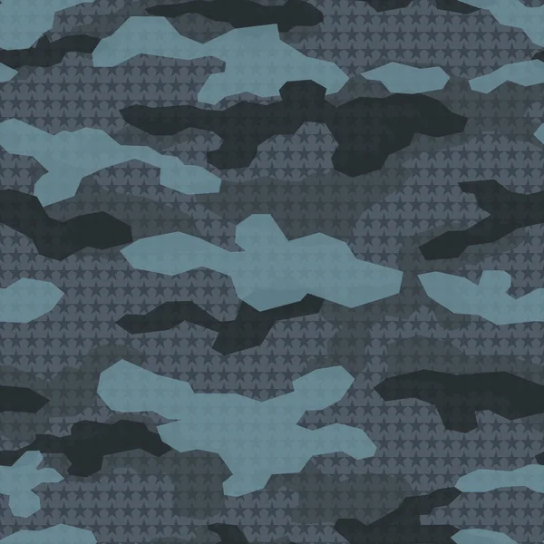 Camouflage Geometrisches Nahtloses Muster Moderne Camouflage Militärische Textur Aus Flecken — Stockvektor