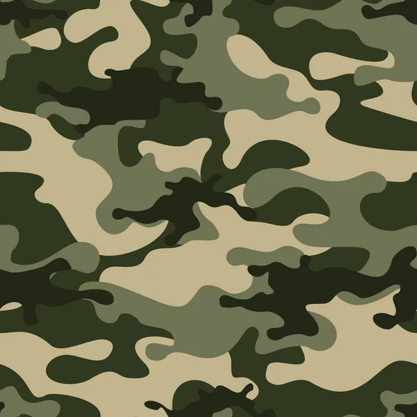 Modello Mimetico Senza Cuciture Struttura Militare Camo Astratto Macchie Uno — Vettoriale Stock