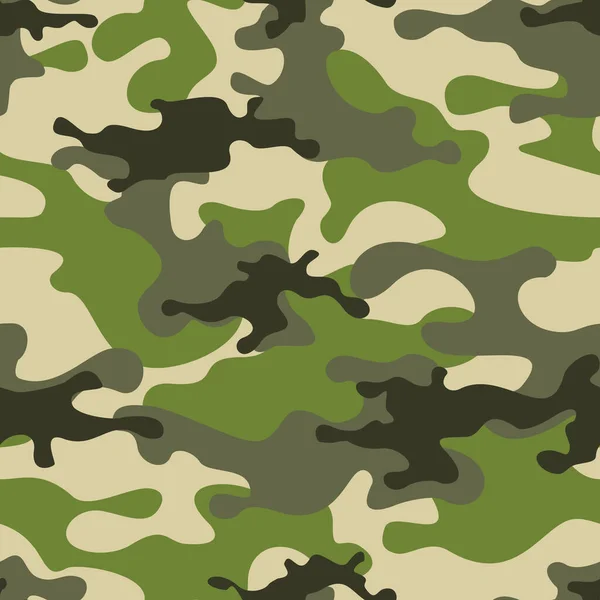 Camuflagem Padrão Sem Costura Textura Militar Camo Abstrato Lugares Fundo —  Vetores de Stock