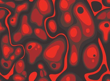 Renkli noktalardan kamuflaj deseni. Su izlerinin dokusu. Soyut kamuflaj. Tekstil kumaşında parmak izi var. Vektör grafikleri.