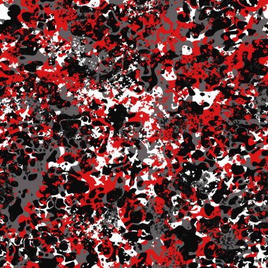 Noktalardan kamuflaj deseni. Askeri dokular. Kumaş ve tekstil baskısı. Vektör illüstrasyonu