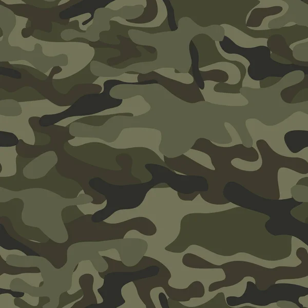 Camouflage Motif Sans Couture Partir Taches Camo Abstrait Texture Militaire — Image vectorielle