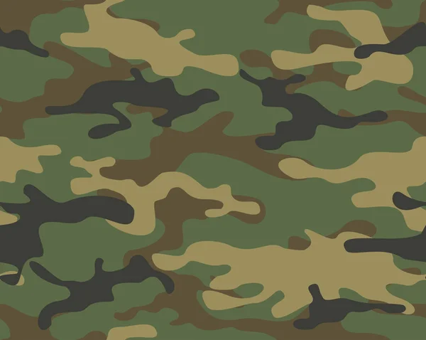 Camuflagem Padrão Sem Costura Camo Abstrato Lugares Fundo Infinito Manchas — Vetor de Stock