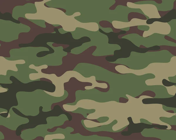 Camuflagem Padrão Sem Costura Camo Abstrato Lugares Fundo Infinito Manchas — Vetor de Stock