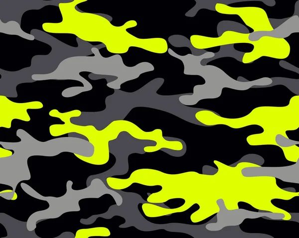 Camouflage Nahtlose Muster Abstrakte Tarnung Von Flecken Endloser Hintergrund Von — Stockvektor