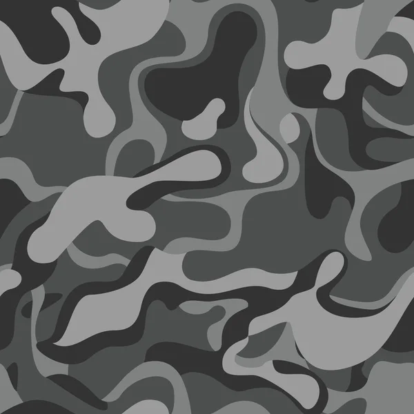 Camouflage Nahtlose Muster Von Flecken Abstraktes Camo Textur Aus Wasserflecken — Stockvektor