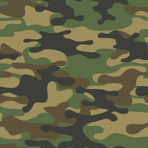 Patrón Sin Costuras Camuflaje Camuflaje Abstracto Textura Militar Manchas Impresión — Archivo Imágenes Vectoriales