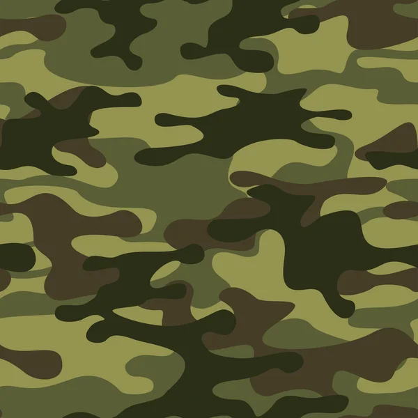 Camuflagem Padrão Sem Costura Camuflagem Abstrata Textura Militar Manchas Imprimir — Vetor de Stock