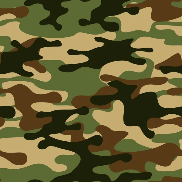 Kamuflaj Kusursuz Desen Soyut Kamuflaj Lekelerin Askeri Yapısı Kumaş Giysi — Stok Vektör