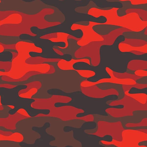 Camouflage Motif Sans Couture Camo Abstrait Texture Militaire Des Taches — Image vectorielle